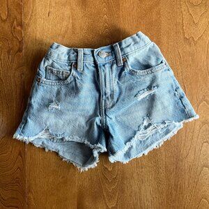 Zara distressed jean shorts 6-7